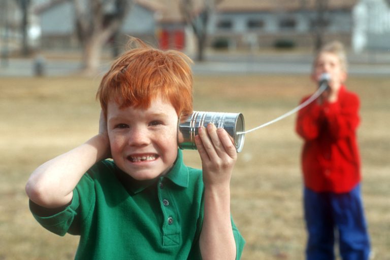 Creating a Walkie Talkie Using Tin Cans and String