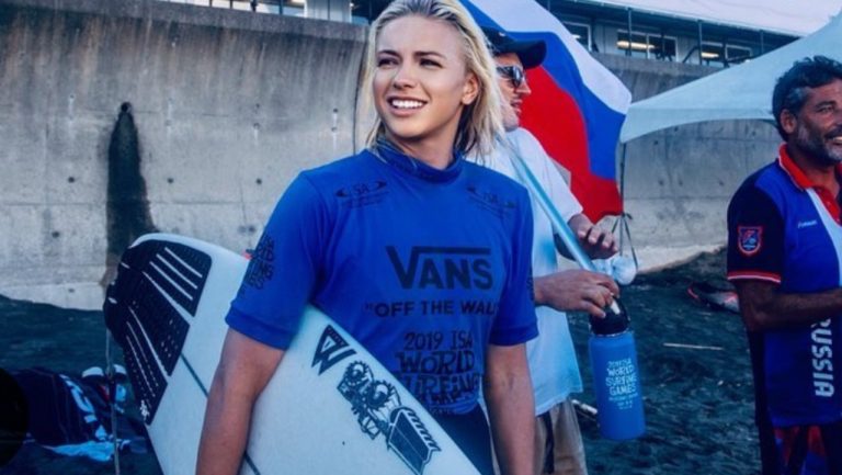 Angelika Timanina Makes Comeback to Surfing for Tokyo 2021