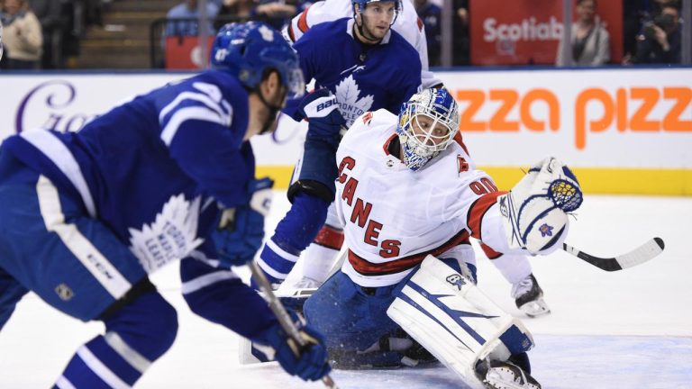 David Ayres, 42, Saves the Day for Hurricanes Against Maple Leafs