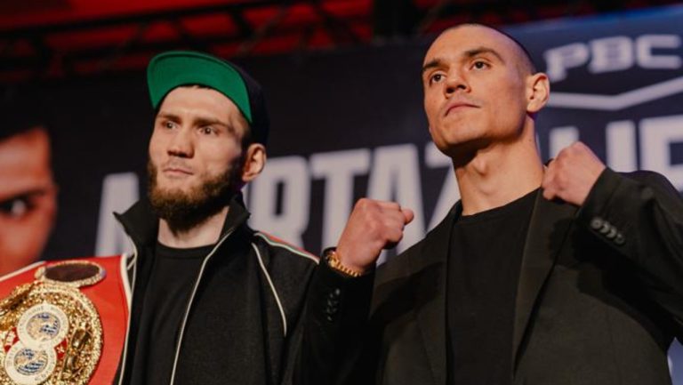 When is Tim Tszyu vs. Bakhram Murtazaliev for the IBF Title?