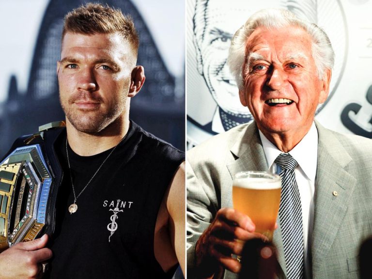 UFC Star Aims to Break Bob Hawke's Beer Drinking Record During Fight Week