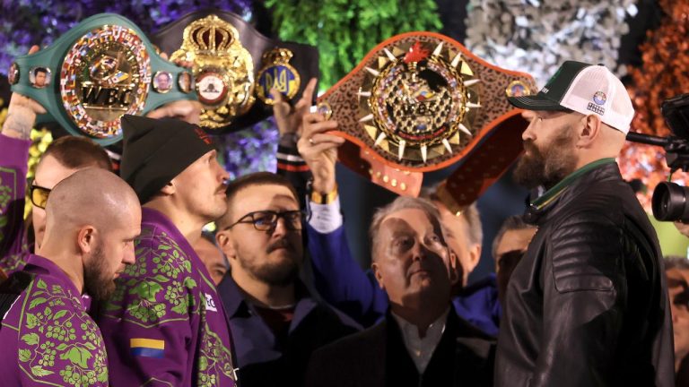 Intense Fury Issues Chilling Warning at Title Fight Weigh-In